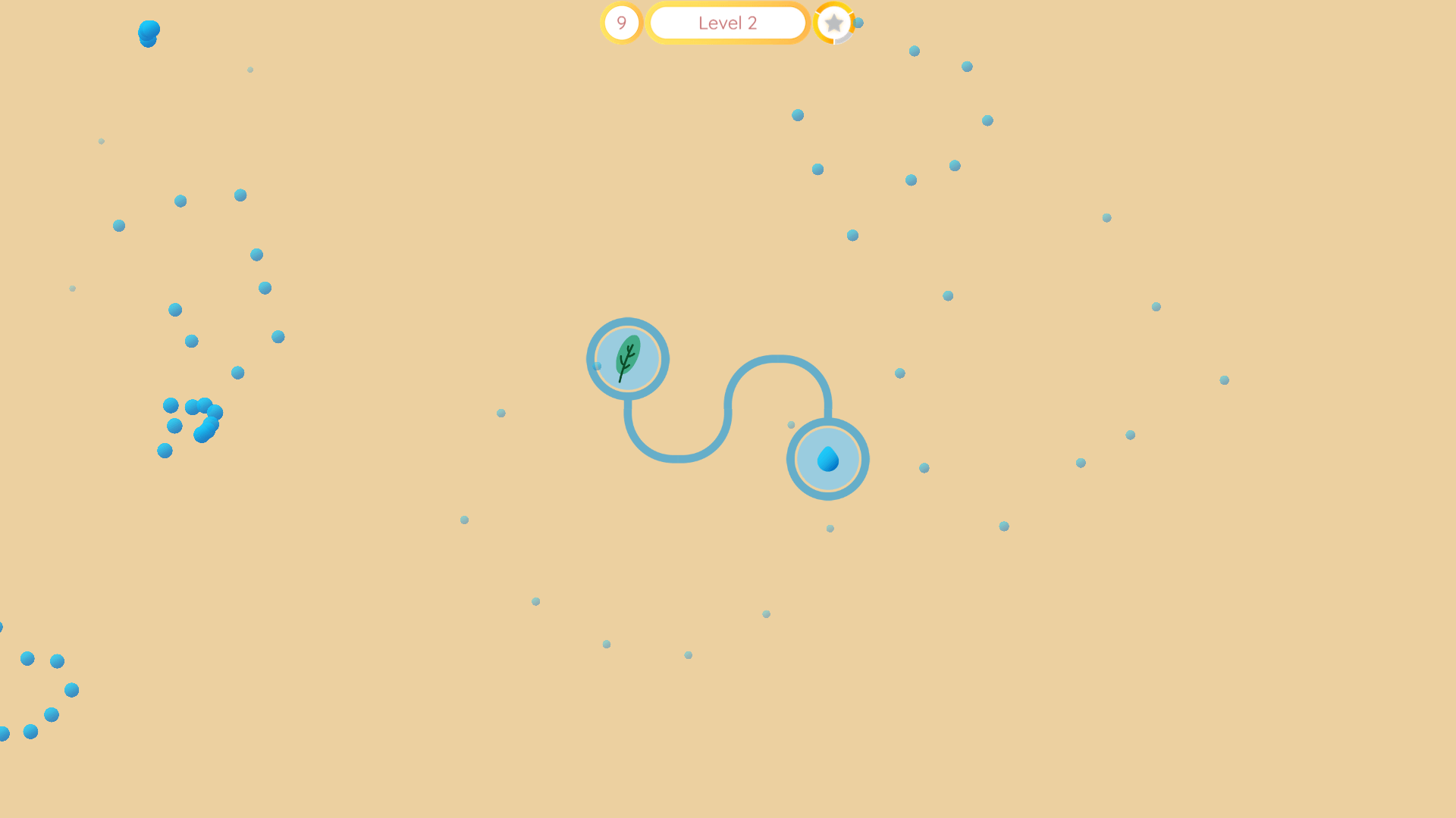 Rotating pipe pieces to connect water flow in Pipes game1