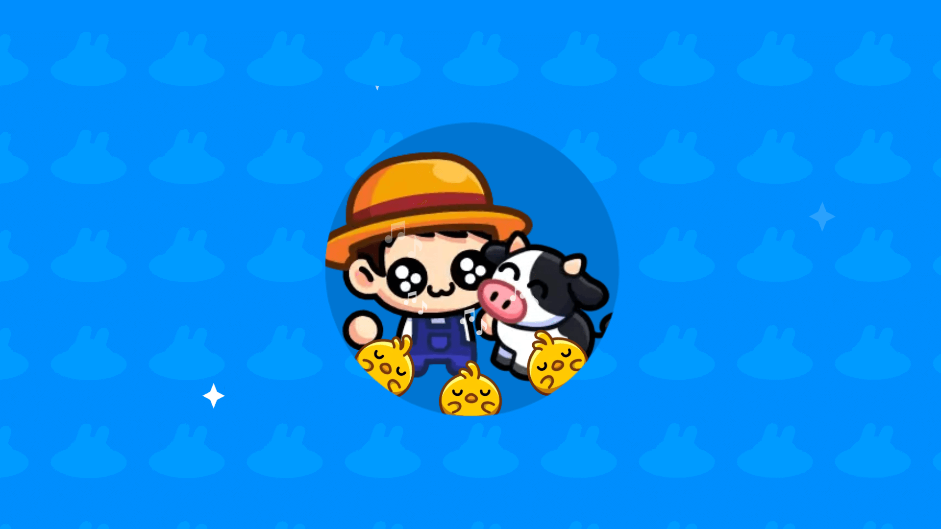 Rancher running through colorful level in Ranch UFO platform game2