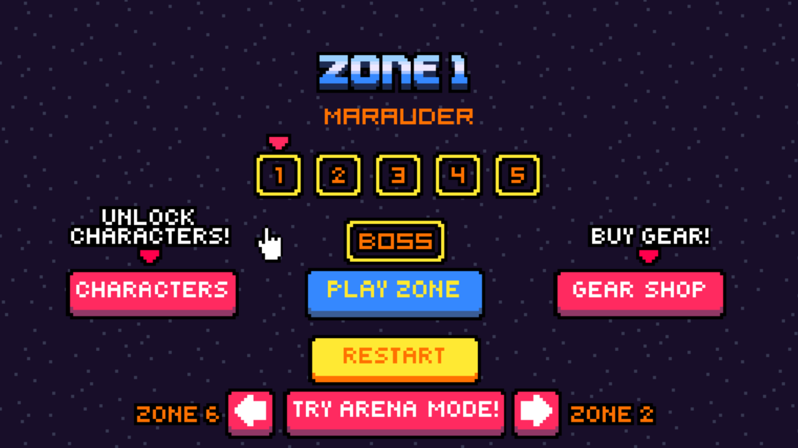 Space Thing main ui