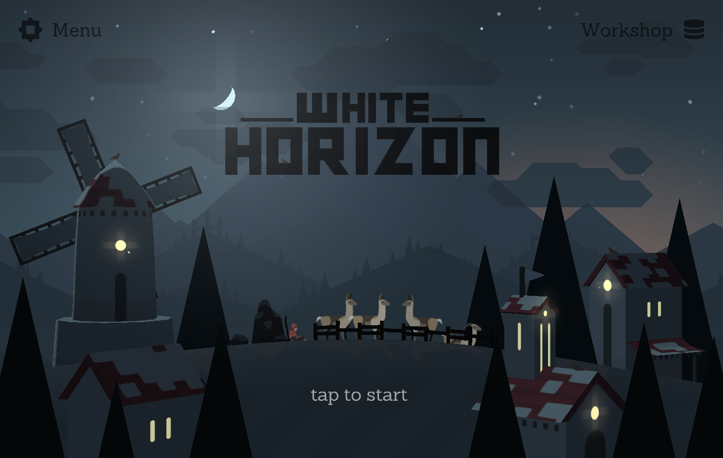 white horizon