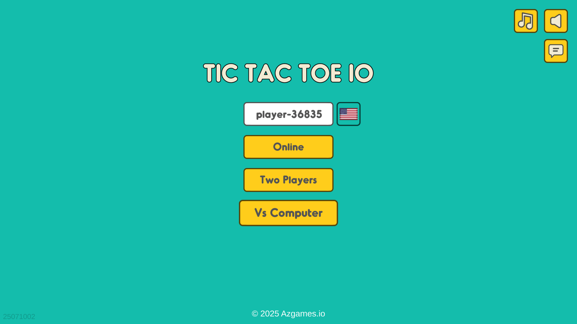 Multiplayer tic tac toe match in Tic Tac Toe Io browser game5