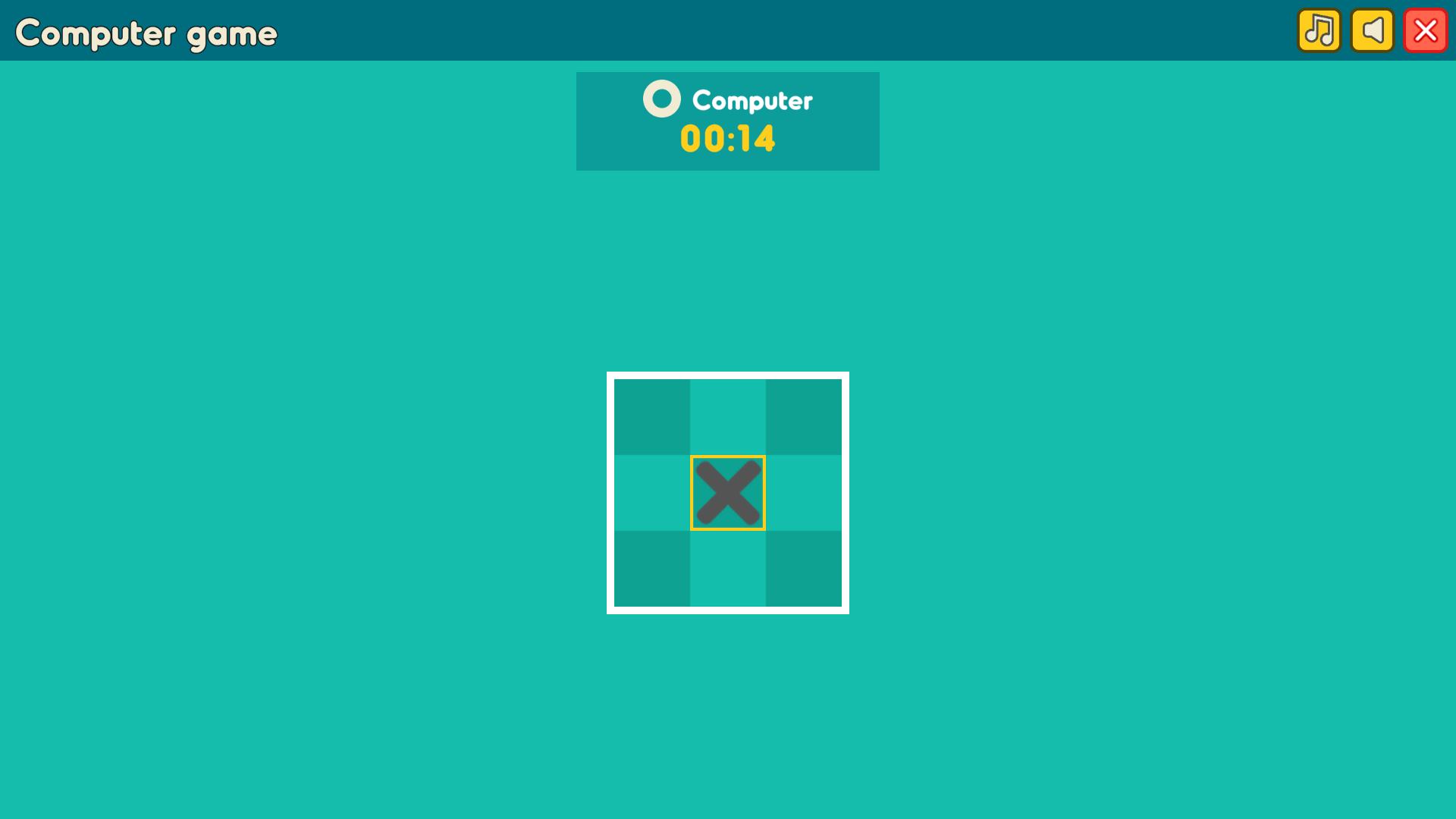Multiplayer tic tac toe match in Tic Tac Toe Io browser game3