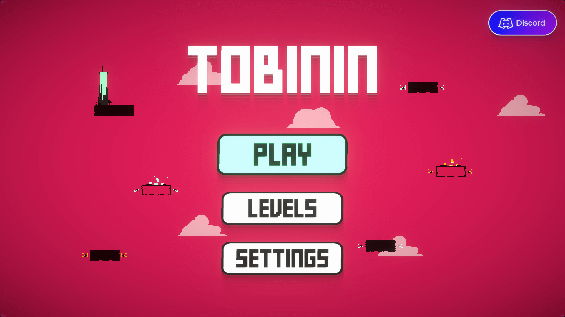 Tobinin gameplay screenshot – character jumping across platforms