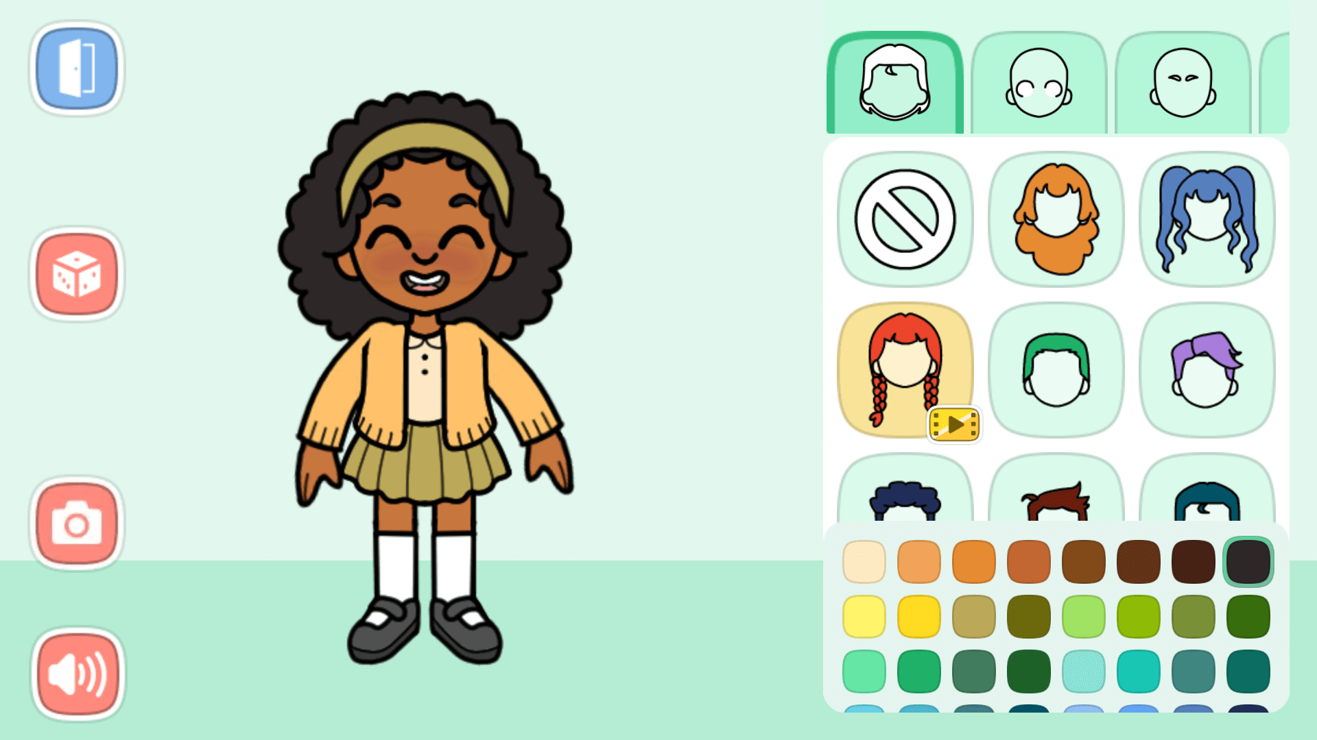 Vero Life game character dress-up with stylish outfits and accessories