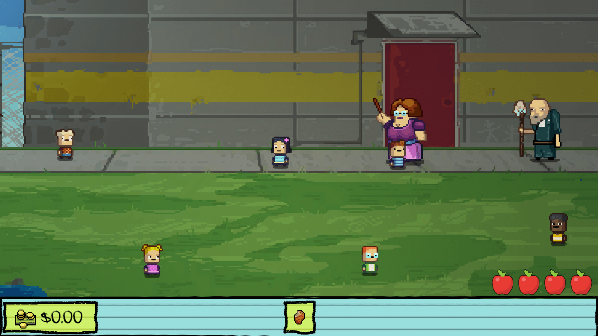 Daycare worker managing multiple babies in Wacky Nursery online game