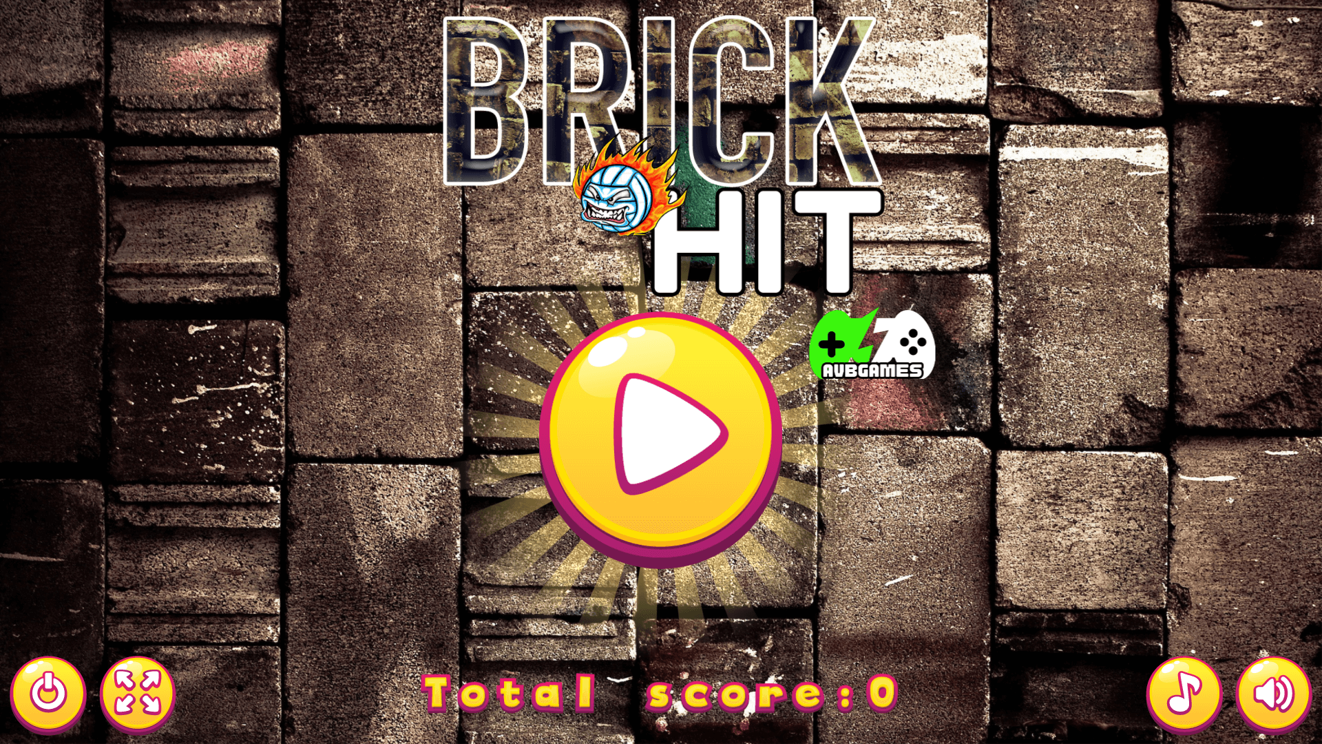 Brick Hit gameplay with colorful balls breaking numbered bricks in arcade style3