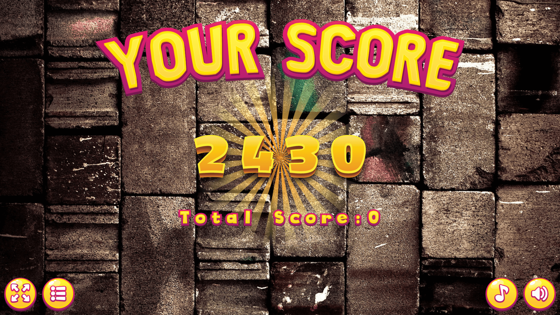 Alt="Brick Hit gameplay with colorful balls breaking numbered bricks in arcade style