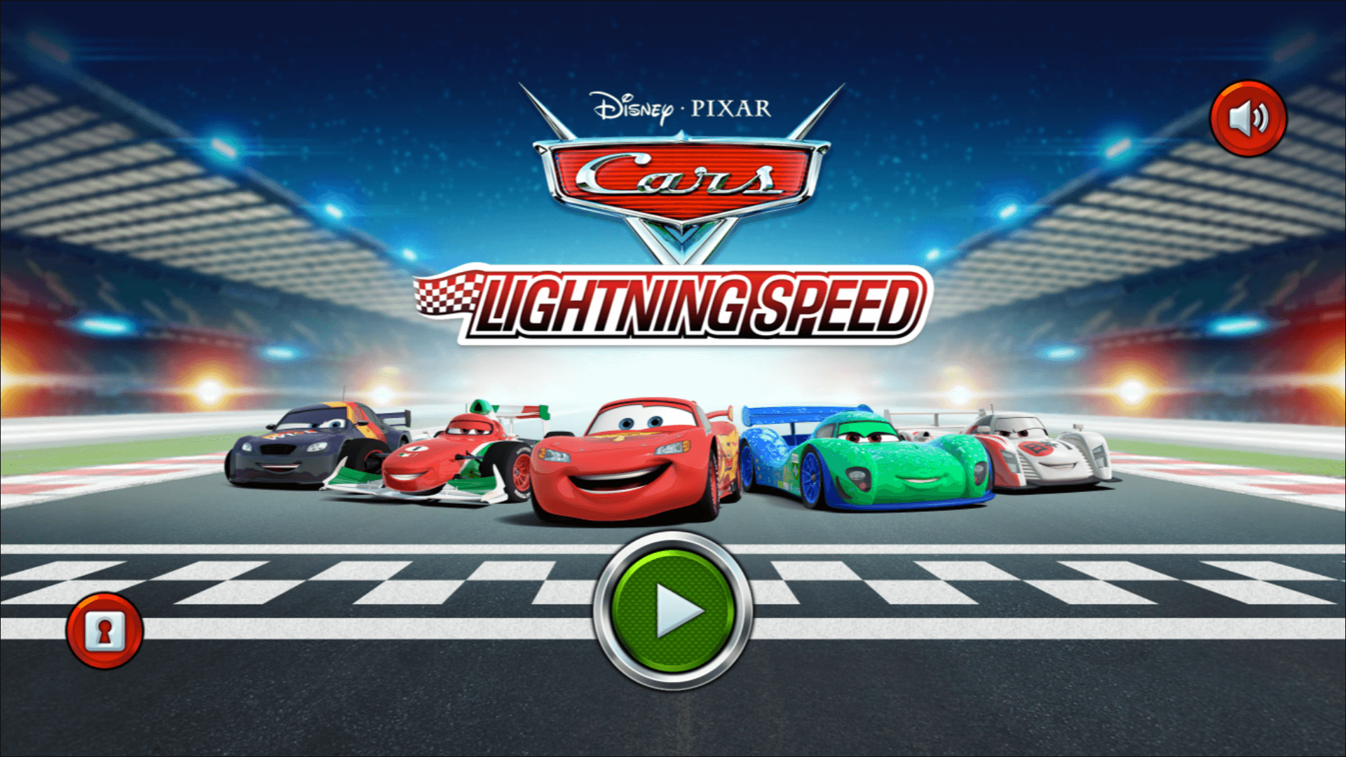 Cars: Lightning Speed game – Lightning McQueen racing on international track5