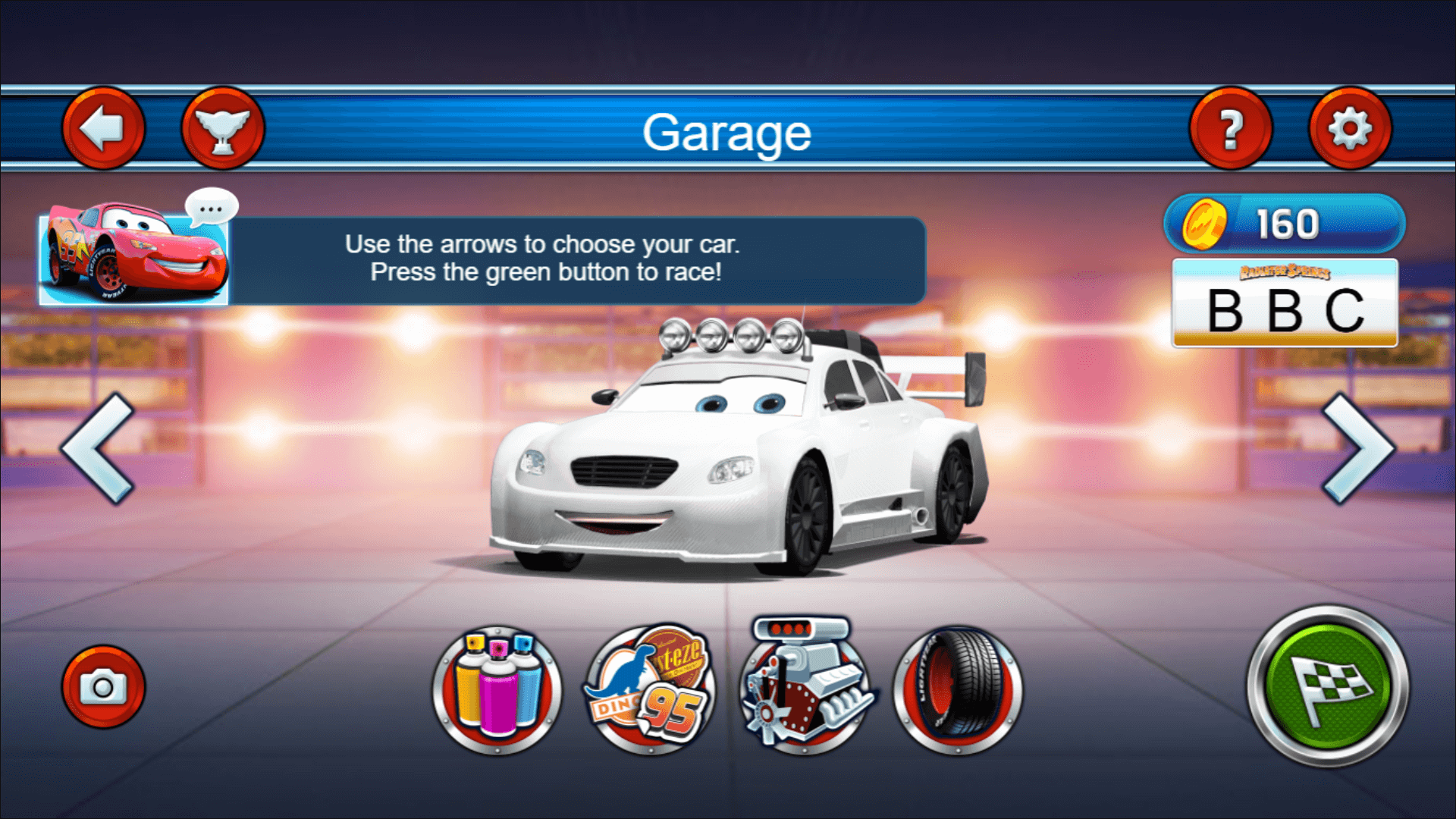 Cars: Lightning Speed game – Lightning McQueen racing on international track4