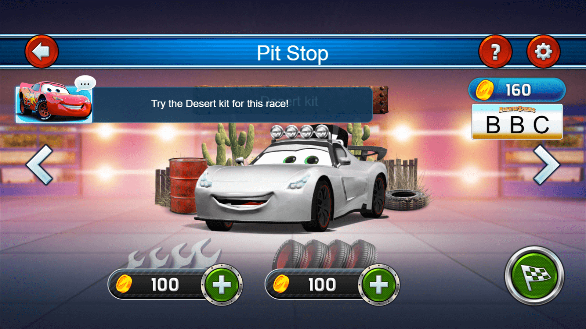 Cars: Lightning Speed game – Lightning McQueen racing on international track2