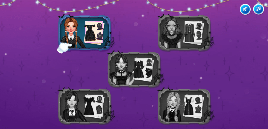 Celebrity Wednesday Addams Style