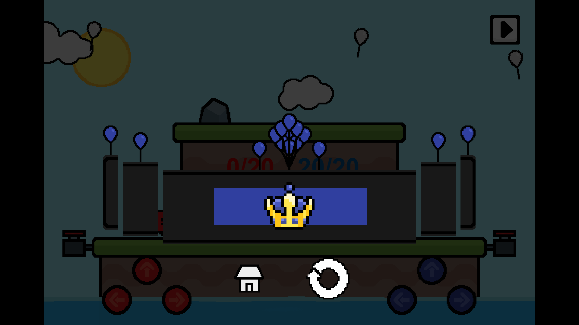 Collect Balloons game cover with two players racing to gather colorful balloons1