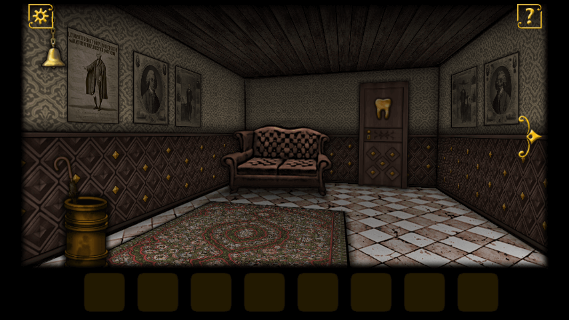 Forgotten Hill The Wardrobe 4 main character dentist standing in his office with eerie atmosphere