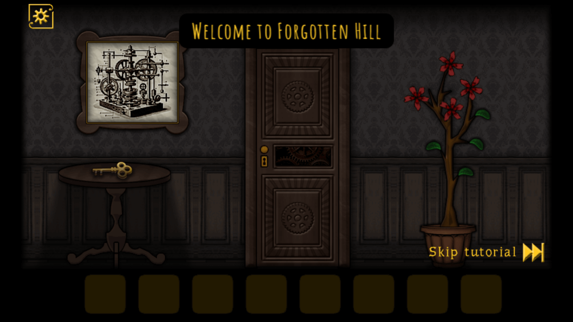 Forgotten Hill The Wardrobe 5 horror puzzle game cover art with creepy wardrobe4
