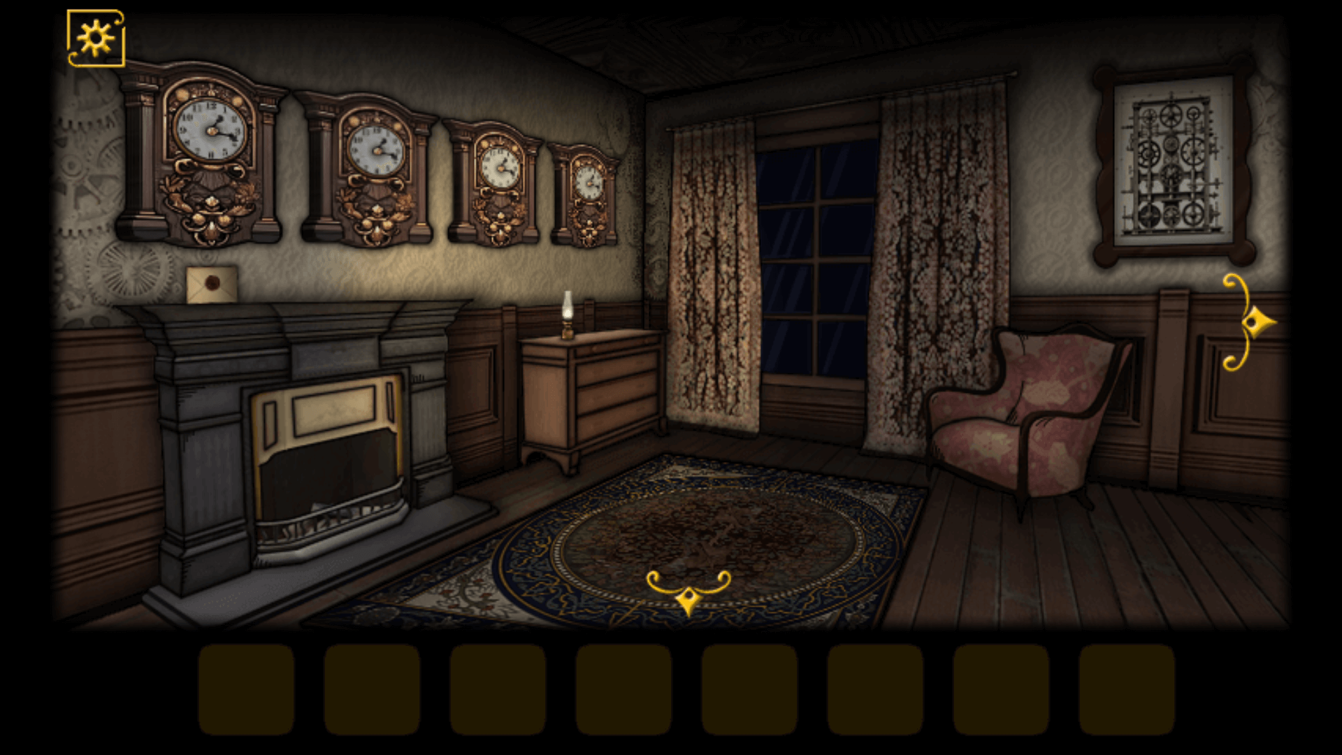 Forgotten Hill The Wardrobe 5 horror puzzle game cover art with creepy wardrobe