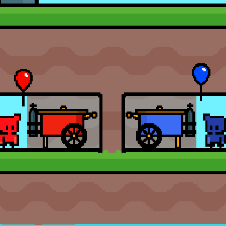 Collect balloons