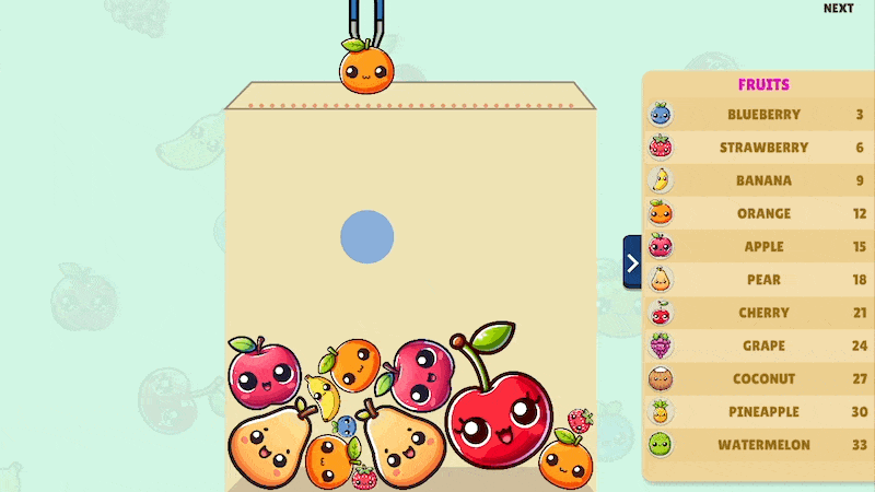 Keep big fruits together