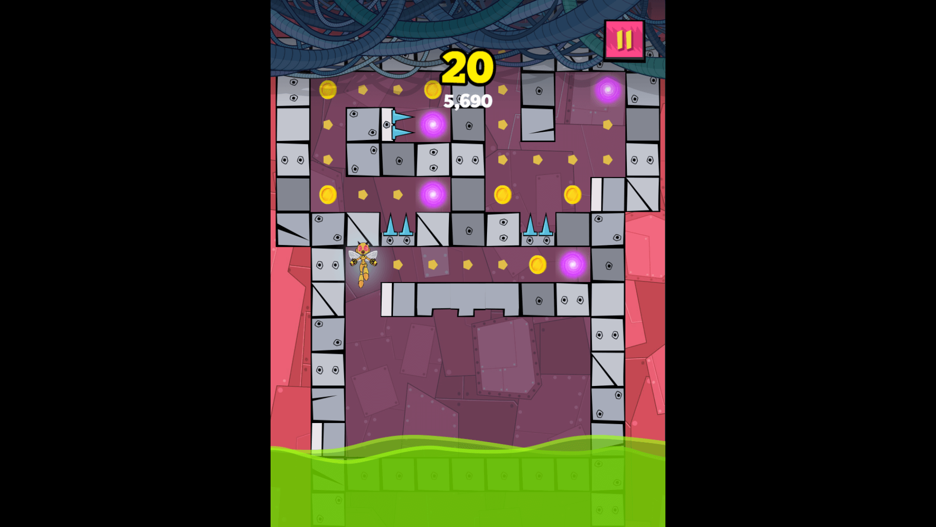 Rumble Bee – Endless Run Inside Cyborg (Arcade Adventure)