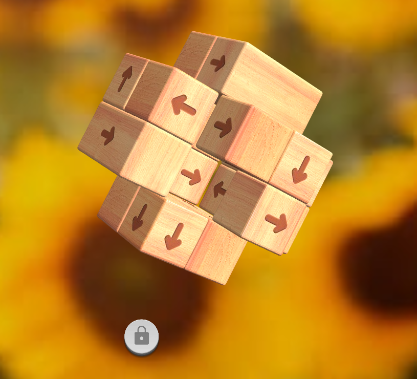 Tap 3D Wood Block Away