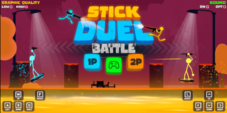 Play Stick Duel Battle: 2 Player Fighting Game