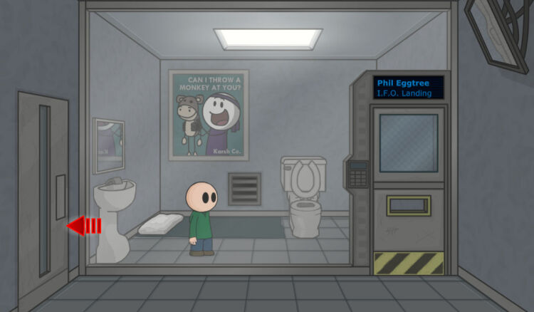 Riddle Transfer is a point-and-click adventure Flash game developed by JonBro (also known as Jonochrome). It serves as a spin-off to the Riddle School series and is the direct sequel to Riddle School 5. The game picks up immediately after the events of Riddle School 5, where protagonist Phil Eggtree and his friends are on a spaceship heading back to Earth after defeating the alien Viz. However, their ship is hijacked and diverted to a secretive government facility called Zone 5.1, where they are captured by agents. 

Phil awakens in a cell and must escape, rescue his friends (Smiley, Zack, and Phred), free the alien Diz, and navigate the facility while uncovering mysteries about the ongoing Vizion project. The story ends on a cliffhanger as the group flees into the sewers, setting up the sequel.