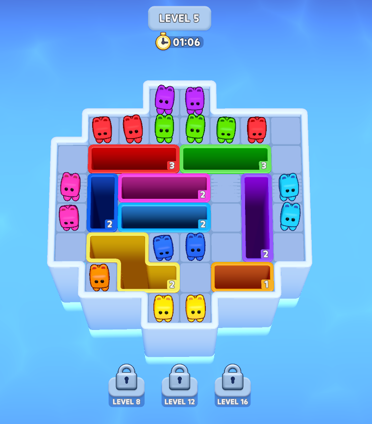 Cube Drop Puzzle