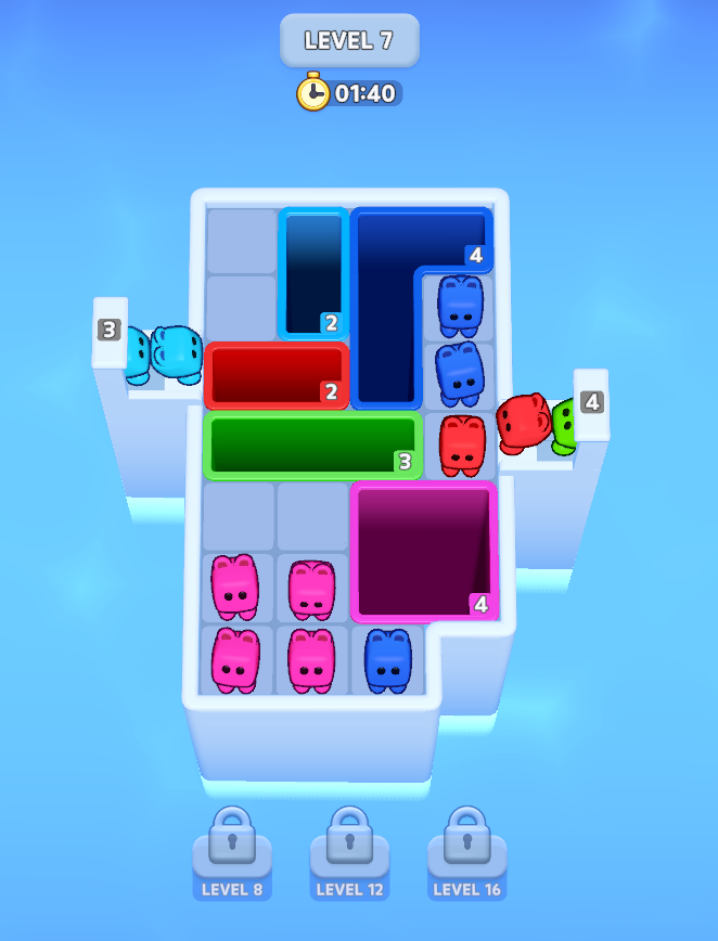 Cube Drop Puzzle