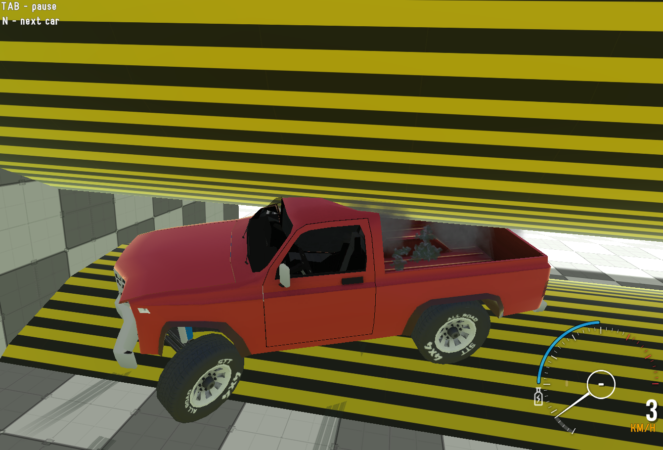 Destructive Car Crash Simulator