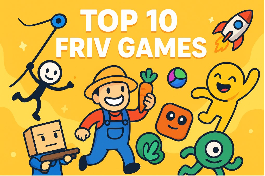 Top 10 Friv Games on AVB Games for Endless Fun and Challenge