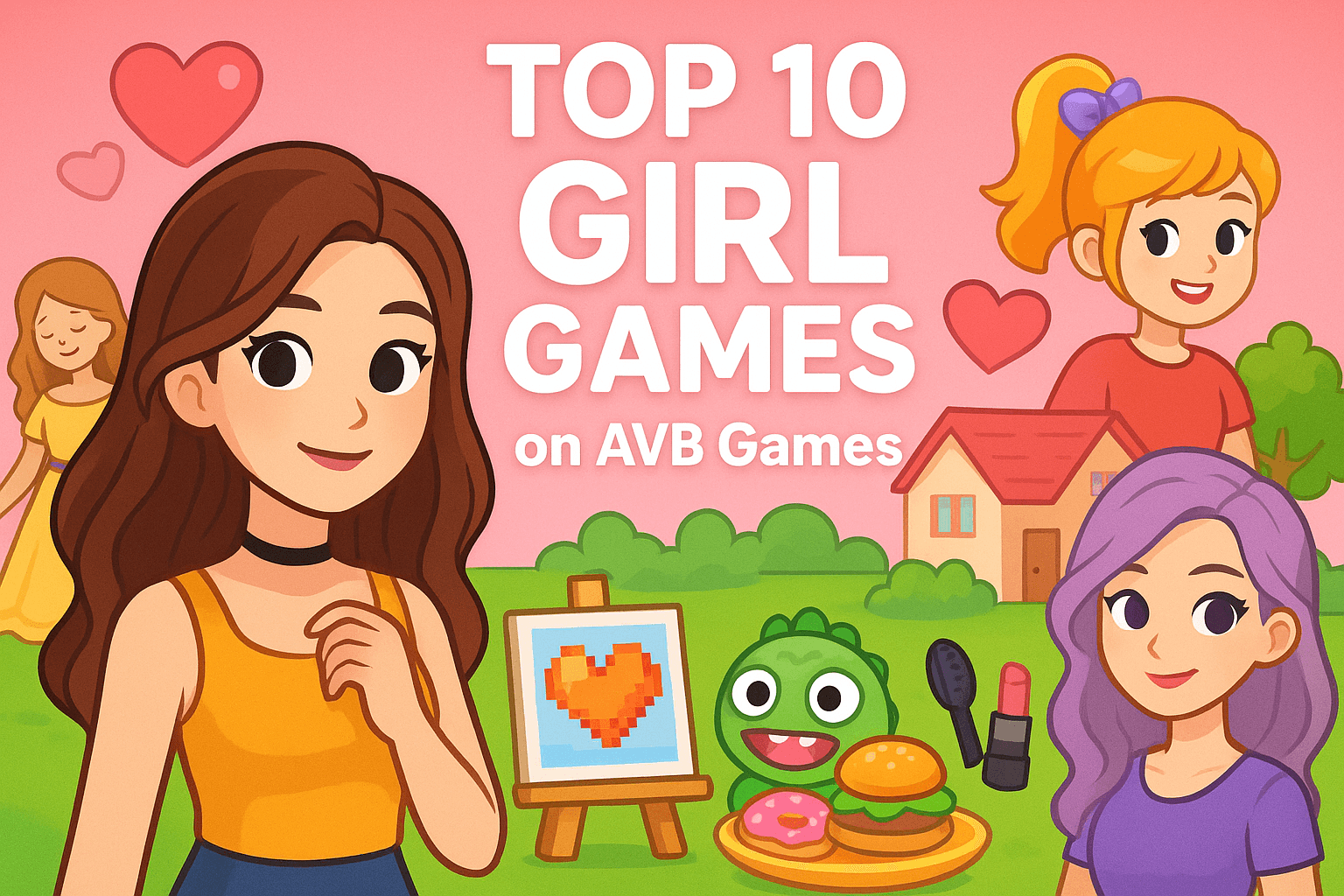 Top 10 Girl Games You’ll Love Playing on AVB Games